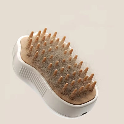 3-in-1 Electric Pet Grooming Steam Brush