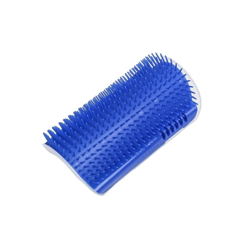 Self-Grooming Cat Scratcher & Massage Brush
