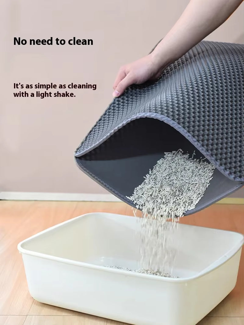 Waterproof Double-Layer Cat Litter Mat