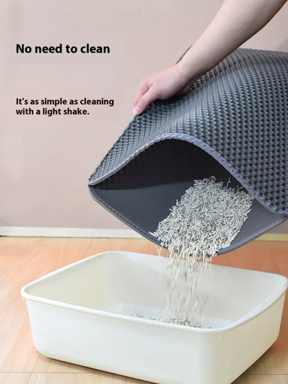 Waterproof Double-Layer Cat Litter Mat