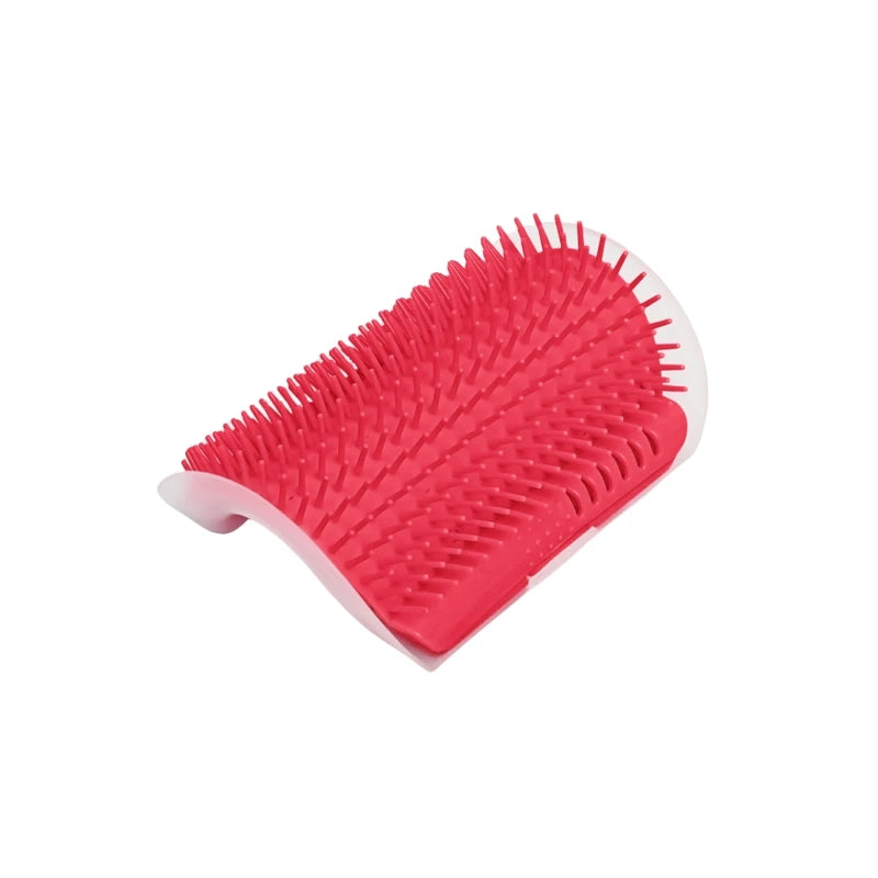 Self-Grooming Cat Scratcher & Massage Brush