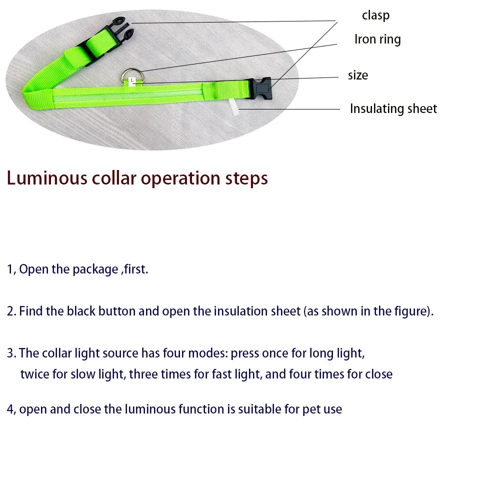GlowPaw™ LED Safety Collar