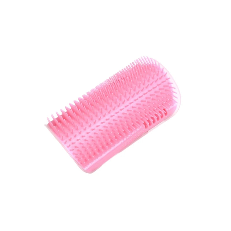 Self-Grooming Cat Scratcher & Massage Brush