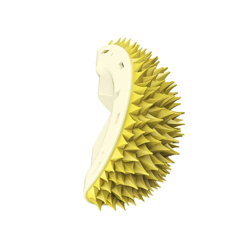Self-Grooming Cat Scratcher & Massage Brush