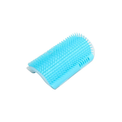 Self-Grooming Cat Scratcher & Massage Brush