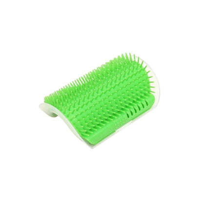 Self-Grooming Cat Scratcher & Massage Brush