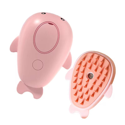 3-in-1 Electric Pet Grooming Steam Brush