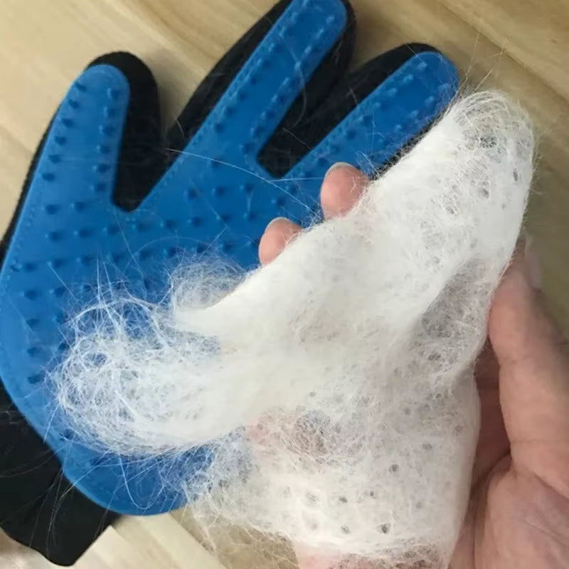 Pet Grooming & Deshedding Massage Glove