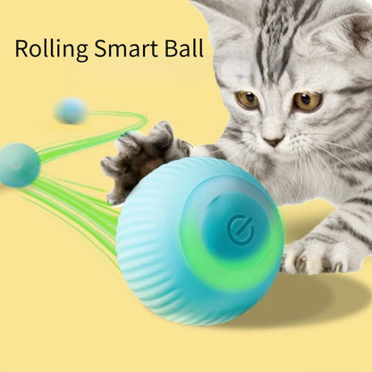Interactive Automatic Rolling Cat Toy Ball