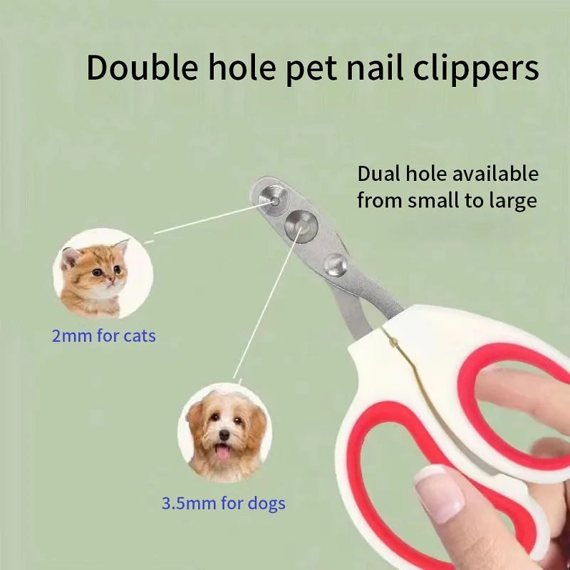 Professional Pet Nail Clippers for Cats & Small Dogs