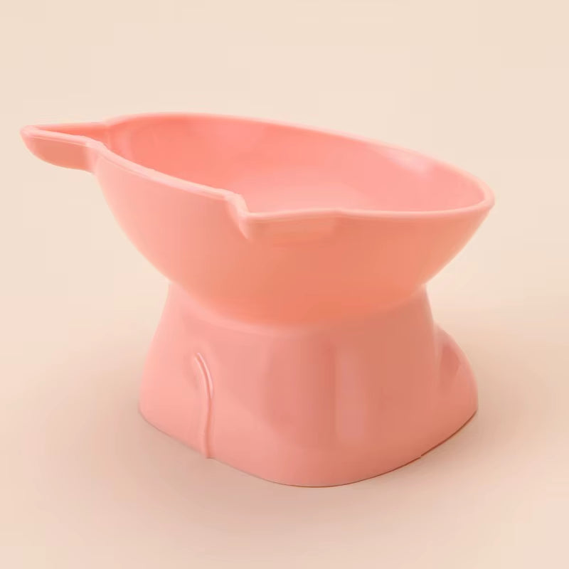 Elevated Tilted Cat Food & Water Bowl