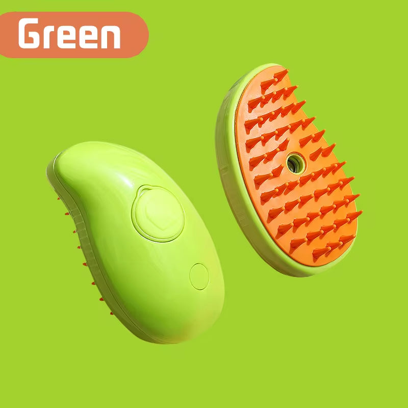 3-in-1 Electric Pet Grooming Steam Brush